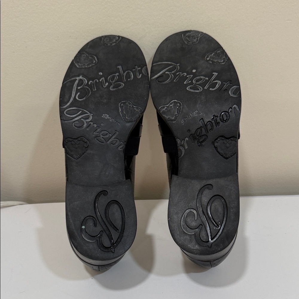 Brighton Kansas Black Flats with Silver Detailing (sz 9) - Picture 7 of 7